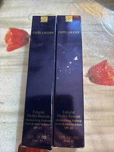 ESTEE LAUDER Futurist Hydra Rescue Moisturizing Foundation SPF45 CHOOSE COLOR - Picture 1 of 6