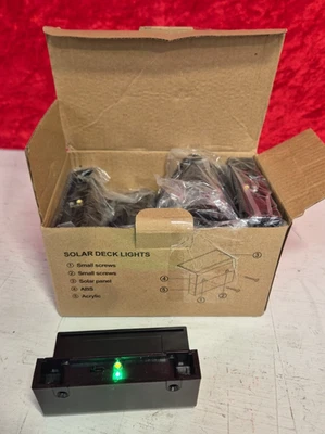 Outdoor Solar Light IP65 Waterproof Solar Step Light for railings, terraces 4PCS - Image 1 of 4