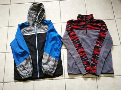 London Fog Cortavientos Cremallera Sudadera con Capucha L + Tek Gear Pullover Camisa Polar XL Foto 1 de 4