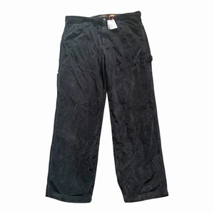 NEW Superdry Mens Trousers 38x32 Black Carpenter Utility Combat Pants Workwear - Picture 1 of 11