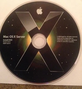 Mac OS X Version 10.5.4 Leopard Server 10 Client License w/ OS 10.5.8 ComboUpd. - Picture 1 of 2