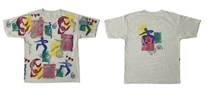 Camiseta Vintage Pantalla Plateada Estampado Completo Spirit Energy Adulto XL - Imagen 1 de 9