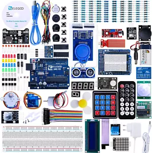 ELEGOO UNO R3 Ultimate Starter Kit, Kompatibel Mit Arduino IDE Vollständigster E - Bild 1 von 12