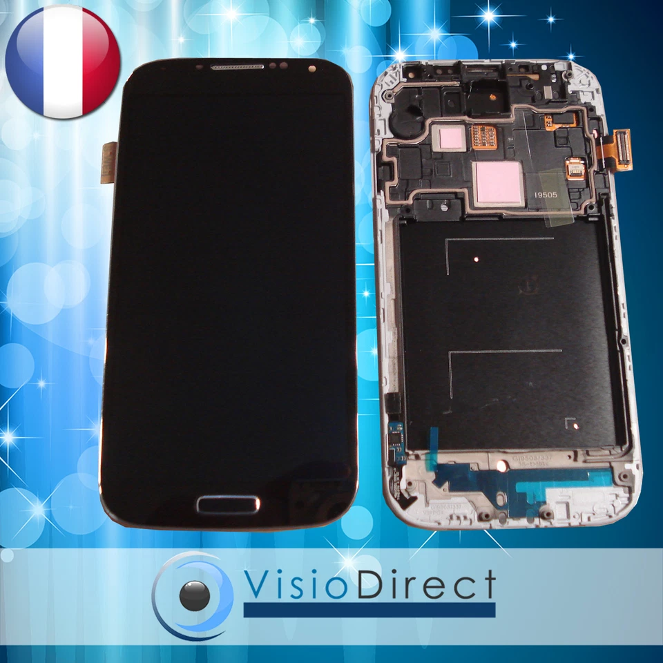 Ecran vitre sur chassis pour Samsung Galaxy S4 i9505 Noir Black Edition - Photo 1/1