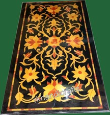 30 x 60 Inch Handmade Sofa Table Marble Center Table Top Pietra Dura Art Inalid