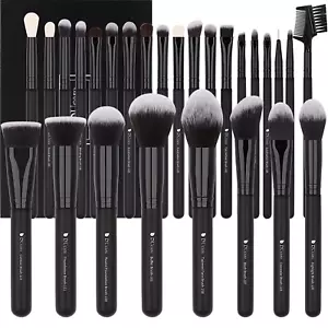 Professional Makeup Brushes Set 27Pcs Makeup Brush Set Premium Synthetic Kabuki - Picture 1 of 12