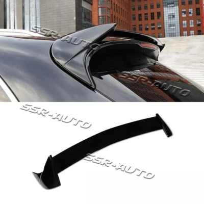 Alerón de techo trasero ABS negro para Porsche Macan 2015-2025 ventana labio de ala verdadero  Foto 1 de 4