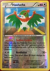 POKEMON HAWLUCHA 97/114 XY STEAM SEIGE UNCOMMON REVERSE HOLO NEAR MINT - Picture 1 of 2