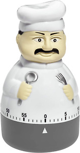Küchen-Timer Koch Eieruhr in Form eines Koch - Kurzzeitmesser Timer Uhr NEU Ei