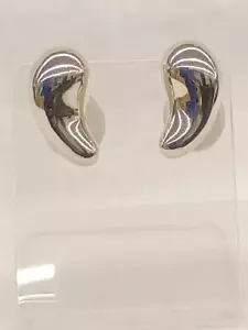 Authentic TIFFANY & Co. Teardrop Silver 925 Earrings Used - Picture 1 of 6