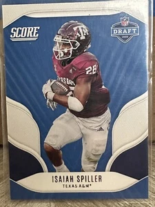 ISAIAH SPILLER 2022 Score Football NFL Draft #D16 TEXAS A&M AGGIES!! - Picture 1 of 2