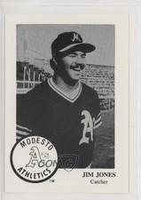 1985 Frank Chong Modesto A's Jim Jones #15