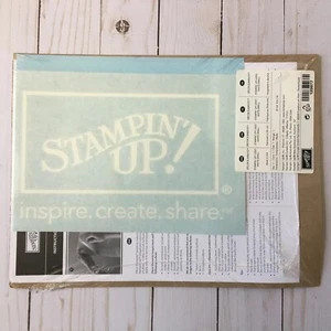 Stampin' Up! Decor Elements kleines weißes Logo *RETIRED* - Bild 1 von 3