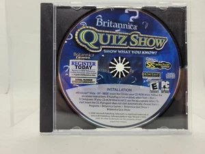 Britannica Quiz Show CD-ROM Windows Vista XP 98SE - Picture 1 of 1