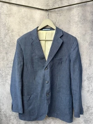 GANT 100% Linen Blazer Jacket Striped Portugal Men's Size 48 - Image 1 of 4