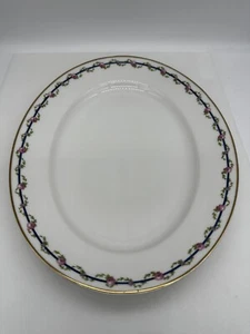 FRENCH LIMOGES M. REDON P L FRANCE ~ LARGE 13”x10”OVAL SERVING PLATTER - Picture 1 of 9