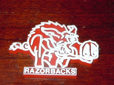 ARKANSAS RAZORBACKS Vintage College NCAA RUBBER FRIDGE MAGNET Standings Board Cover