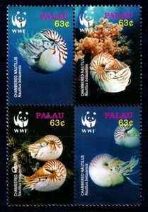 Palau 2006 Chambered Nautilus - WWF Complete Mint MNH Set Block SC 853 - Picture 1 of 1