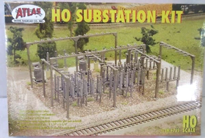 HO SCALE ATLAS 752 SUB STATION KIT RARE NEW - Picture 1 of 3