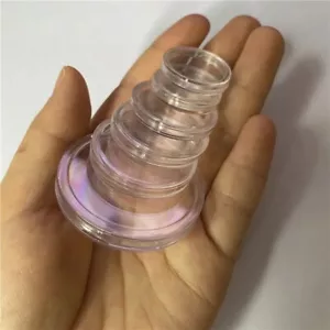 Plastic Coin Case Holder 100pcs Clear Round Dustproof Token Collection Protector - Picture 1 of 24