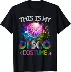 This Is My Disco Costume - 1970s Funky Party 70s Groove Gift Unisex T-Shirt - Picture 1 of 4