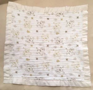 16” Disney Baby Lion King Muslin Lovey Simba Nala Security Blanket White Tan - Picture 1 of 3