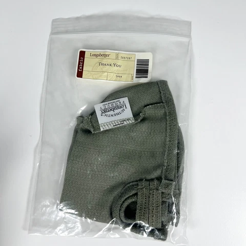 Longaberger 2004 Thank You Basket Fabric Liner in Sage #2857287 NEW Cover