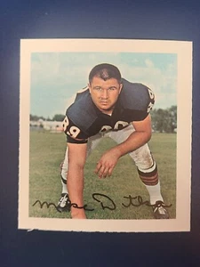 1964 Wheaties NFL Football Stamp Mike Ditka Chicago Bears Good Centering RARE - Picture 1 of 2
