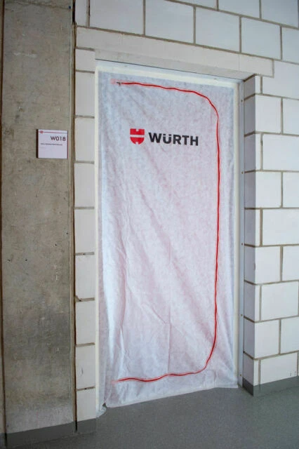 Würth Staubschutztür mit Reißverschluss - Weiß (0992419990)