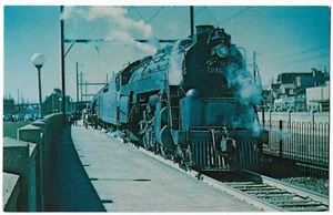 Steam Loco Reading 216 at Norristown Pennsylvania Vintage Postcard #2039 - Picture 1 of 2
