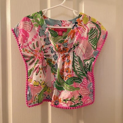 Lilly Pulitzer für Target Schwimmen Überziehen Nosie Posey Blumen Mädchen Größe 12 Monate - Bild 1 von 4