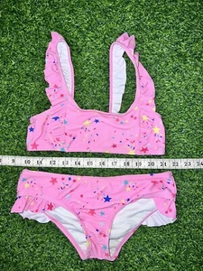 Girls Stars Bikini Size 10 Swimsuit - Picture 1 of 4