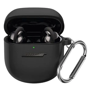 WOFRO Silicone Case for Bose QuietComfort Earbuds II&Ultra (2023),with Carabiner - Picture 1 of 7