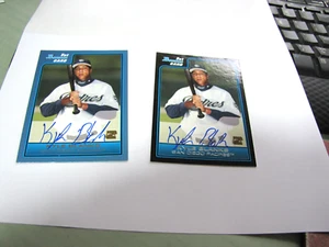 2 -2006 AUTO 1st Bowman Card Kyle Blanks #B 115 Padres Prospect Rookie #/500 - Picture 1 of 4