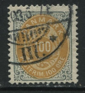 Denmark 1884 100 ore used - Picture 1 of 1