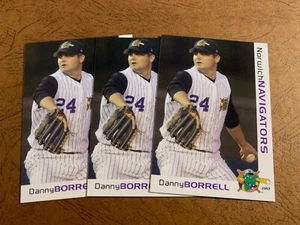 Danny Borrell 2002 Tribüne Norwich Navigators 3 Karten Lot - Bild 1 von 1