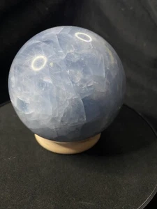 Blue Calcite Sphere (BC005) - Picture 1 of 5