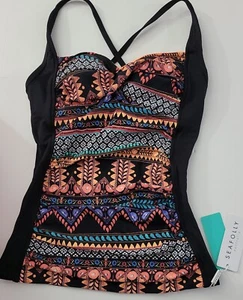 Seafolly Australia Damen Spice Temple Singlet Tankini Oberteil US Größe 4 NEU - Bild 1 von 10