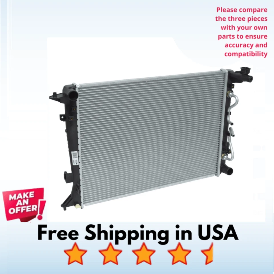 Radiador A/C Fit Hyundai Genesis Coupe 2010-2016 - Imagem 1 de 1