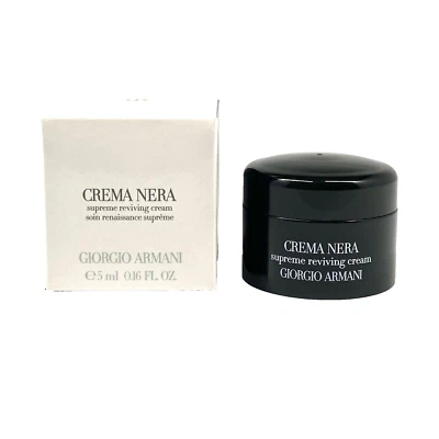 Giorgio Armani Crema Nera Supreme Reviving Cream Sample Size 5 ml / 0.16 oz - Image 1 of 4