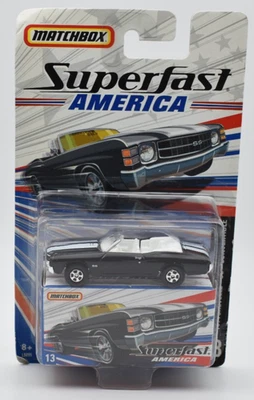 Matchbox Superfast America #13 1971 Chevrolet Chevelle SS Cabrio. Blister - Immagine 1 di 2