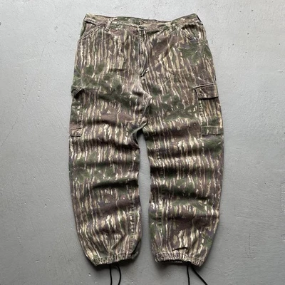 Vintage Duxbak Realtree Camo Adjustable Cargo Hunting Pants Size 36 x 30 - Image 1 of 4
