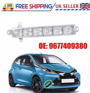 Lámpara de luz diurna LED para Citroën C1 Peugeot 108 308 Toyota Aygo 05-20 - Imagen 1 de 5