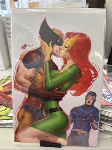 X-MEN #11 Nakayama variante vergine segreta. J. Scott Campbell Omaggio Wolverine - Foto 1 di 1