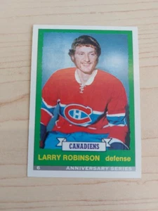 Larry Robinson Rookie Card RC Anniversary Edition O Pee Chee Montréal Canadiens - Bild 1 von 2