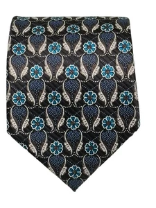 Cravatta uomo Ermenegildo Zegna nera e blu - Foto 1 di 5