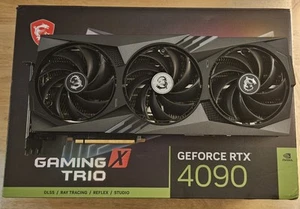 Tarjeta de gráficos MSI RTX 4090 Gaming X Trio 24 GB GDDR6X - Sin adaptador 12vhpwr - Imagen 1 de 9