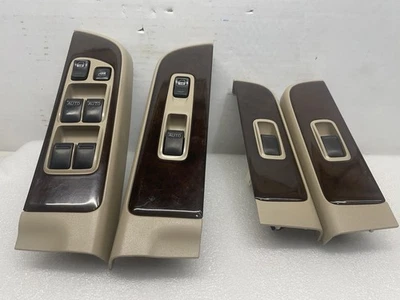 ✅ INTERRUPTORES DE VENTANA Y BISELES BRONCEADOS NISSAN PATHFINDER 2001-2004 GRANO DE MADERA FABRICANTE DE EQUIPOS ORIGINALES 01-04 Foto 1 de 4