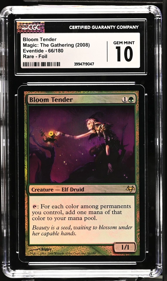 BLOOM TENDER Eventide Foil Rare CGC 10 MTG [Nostalgium] - Image 1 of 2