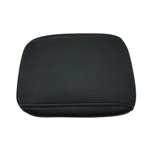 Center Armrest Lid Cover Black Cover Wetsuit Material For VW Amarok 2011-2023 - Picture 1 of 6